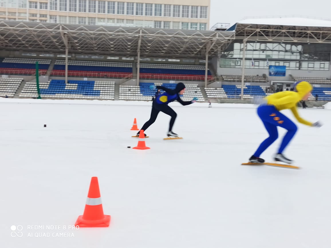 Открытие зимнего спортивного сезона на стадионе "Динамо"