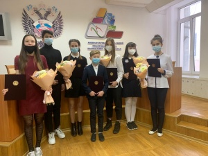 Вручение диплома СТИПЕНДИАТА ГЛАВЫ РЕСПУБЛИКИ в МИНИСТЕРСТВЕ МОЛОДЕЖНОЙ ПОЛИТИКИ И СПОРТА РБ